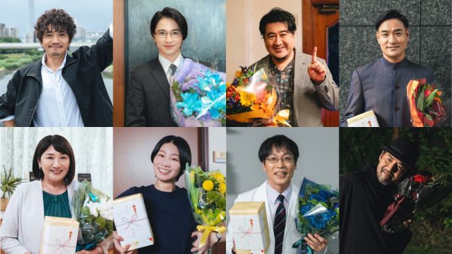 ドラマ『一次元の挿し木』クランクアップ組み写真
