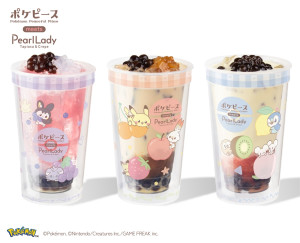 『ポケピース』×「パールレディ」コラボ第2弾！　フルーツがテーマの“ステッカー付きドリンク”を展開