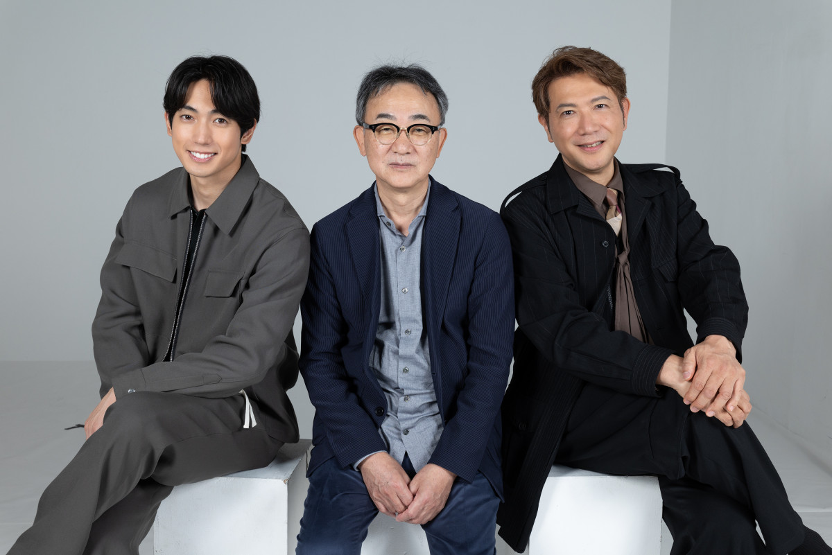 （左から）有澤樟太郎、池井戸潤、別所哲也