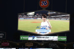ドジャー・スタジアムで行われた『ゴジラ-0.0』ナイトの様子