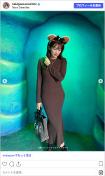 実妹とディズニー・ハロウィンを楽しむ中川安奈　※「中川安奈」Instagram