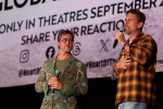 左からブラッド・ピット、デヴィッド・エアー監督　映画『ハート・オブ・ビースト』グローバルプレミアより