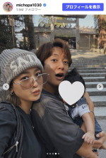 みちょぱ、結婚記念日は三重・伊勢神宮へ　※「池田美優」インスタグラム