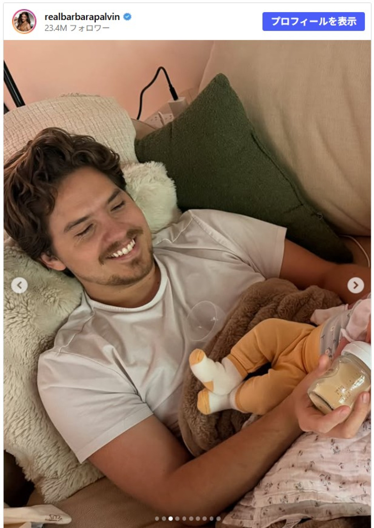 バーバラ・パルヴィン、キュートな赤ちゃんの姿をシェア＆ヴィクトリアズ・シークレット復帰への思いをつづる