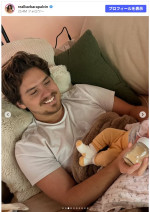 夫ディラン・スプラウス　※「バーバラ・パルヴィン」Instagram