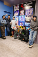 渋谷のCDショップを訪問したGENERATIONS