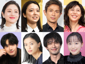 2026年秋ドラマを彩るキャストたち、（左上から時計回りで）石原さとみ、上白石萌音、江口洋介、松嶋菜々子、芦田愛菜、横浜流星、榮倉奈々、赤楚衛二