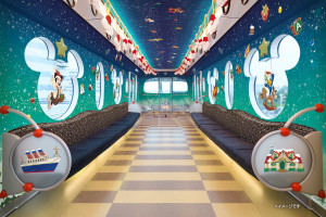 “ディズニーリゾートライン”がクリスマス仕様で11．11から運行開始！　限定シールのプレゼントも用意