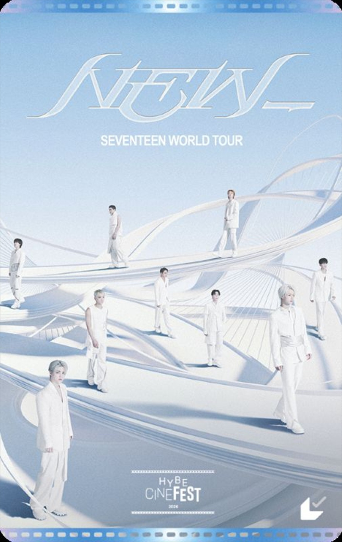 「HYBE CINE FEST 2026」TXT、ENHYPEN、SEVENTEENの各ライブフィルム予告編解禁　本日ムビチケ発売