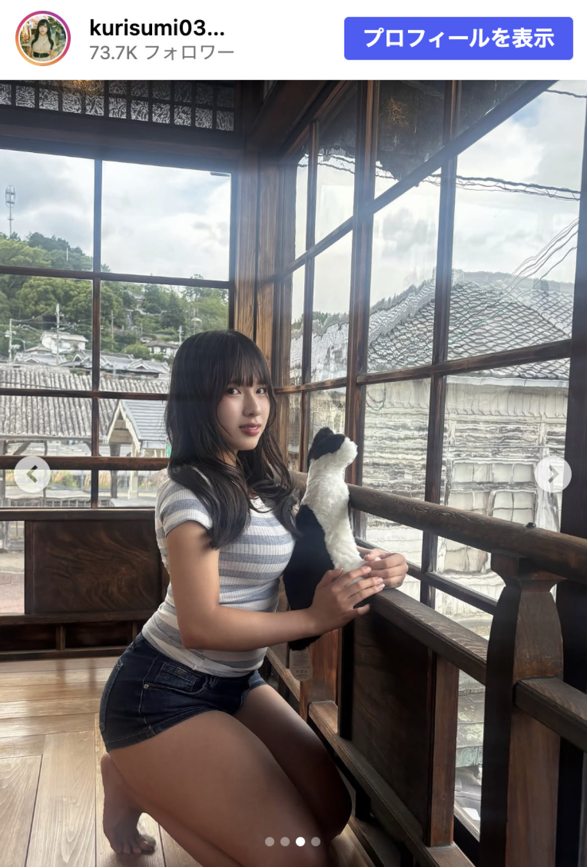グラドル×スポーツトレーナー21歳、太ももの健康美さく裂ショーパン姿に反響