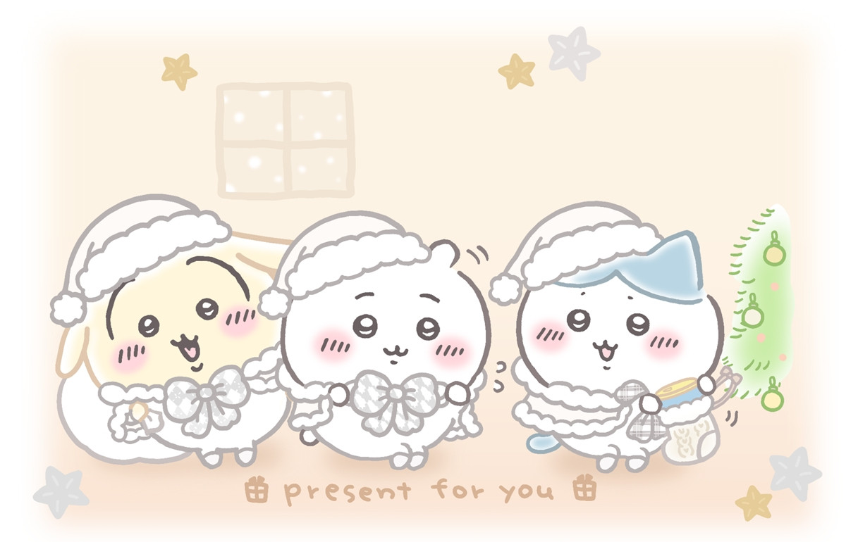 ちいかわパークのクリスマスが11.20開始! 限定衣装のグリーティングや新グッズを展開