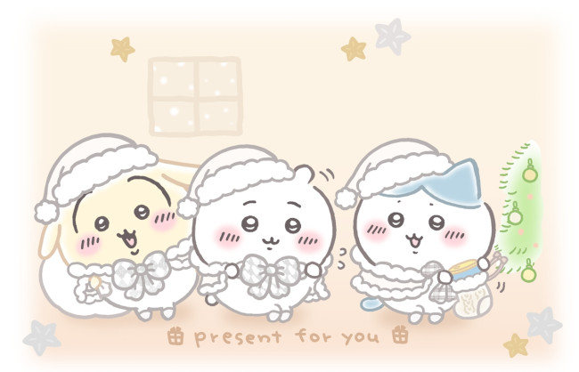 ちいかわパークのクリスマスが11．20開始！　限定衣装のグリーティングや新グッズを展開