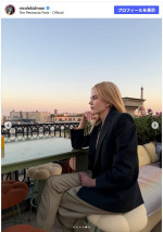 パリでのオフショット　※「ニコール・キッドマン」Instagram