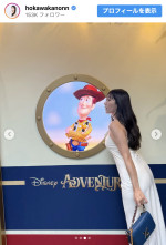 穂川果音、白ドレス姿で抜群スタイルを披露　※「穂川果音」インスタグラム