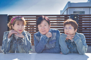 （左から）冨永みーな、三ツ矢雄二、田中真弓