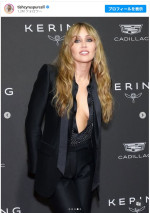 パームスプリングス映画祭で最優秀アーティスティック・アチーブメント賞を受賞したマイリー・サイラス　※「ティッシュ・サイラス＝パーセル」インスタグラム