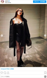 浜崎あゆみ、ソロショット　※「浜崎あゆみ」インスタグラム