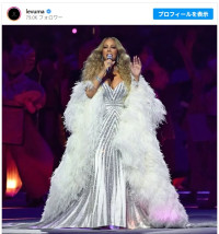 マライア・キャリー、豪華ドレス＆ジュエリーを身に着けミラノ・コルティナ2026冬季オリンピック開会式でパフォーマンス　※「Levuma」インスタグラム