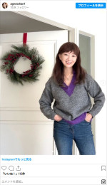 本当に70代!?　アグネス・チャンのデニム姿が若々しすぎる！　※「アグネス・チャン」Instagram