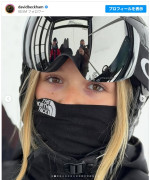 デヴィッド・ベッカム、14歳の末っ子ハーパーとスキー旅行　※「デヴィッド・ベッカム」Instagram