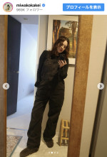 第1子妊娠中の筧美和子、マタニティコーデを公開　※「筧美和子」インスタグラム