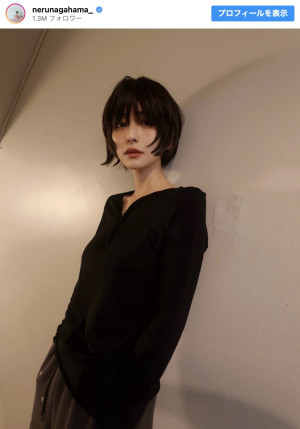 長濱ねる、大胆ヘアカット　※「長濱ねる」インスタグラム