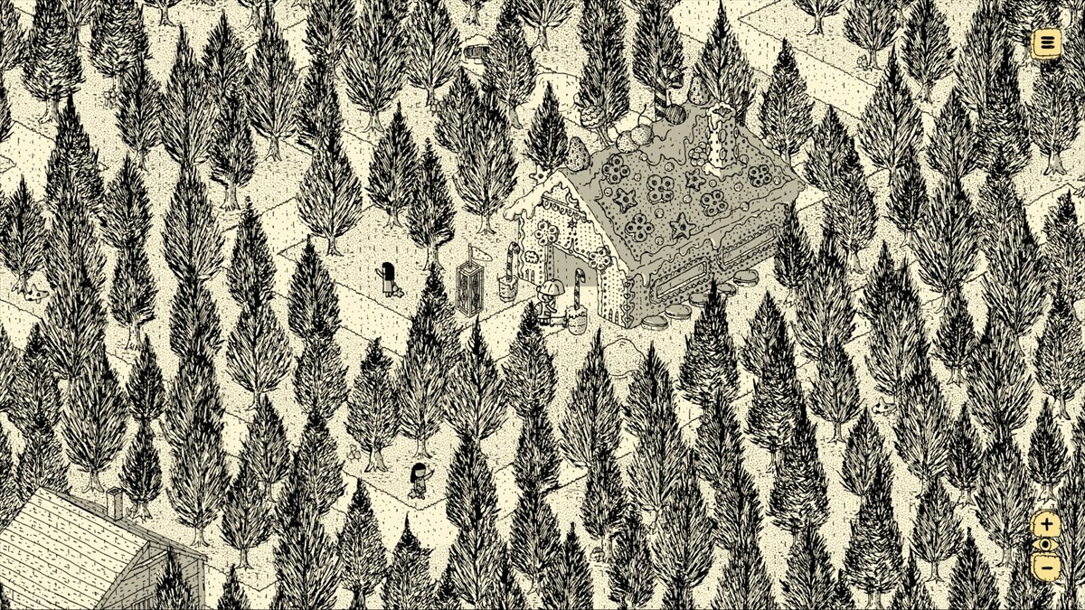 ボールペンで描かれた素朴な世界で犬をさがすウォーキングシミュレータ／アドベンチャー『Finding Polka』が発表