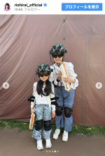 平井理央、愛娘とジャングリラ満喫　※「平井理央」Instagram