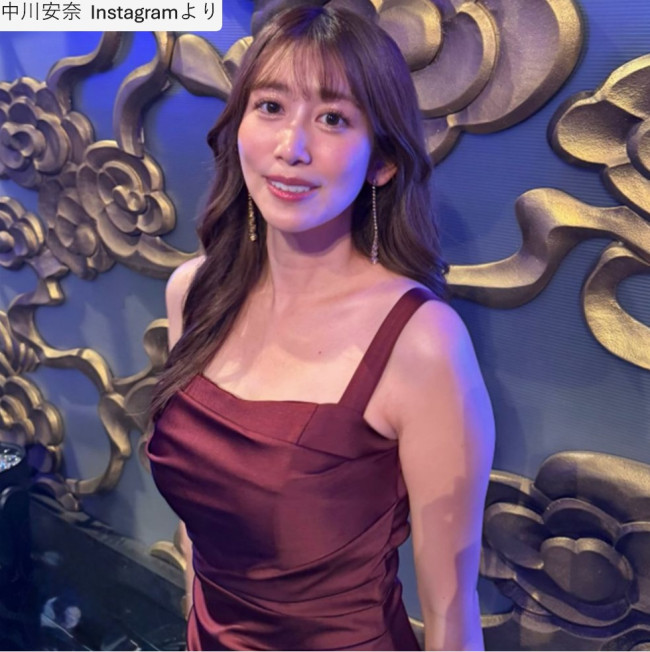 中川安奈、ソロショット　※「中川安奈」Instagram