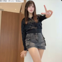 緑川希星、ソロショット　※「緑川希星（きらら）」TikTok