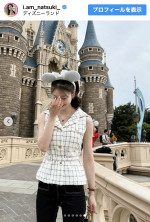 阿部なつき、東京ディズニーランド“秘密の場所”を訪問　※「阿部なつき」Instagram