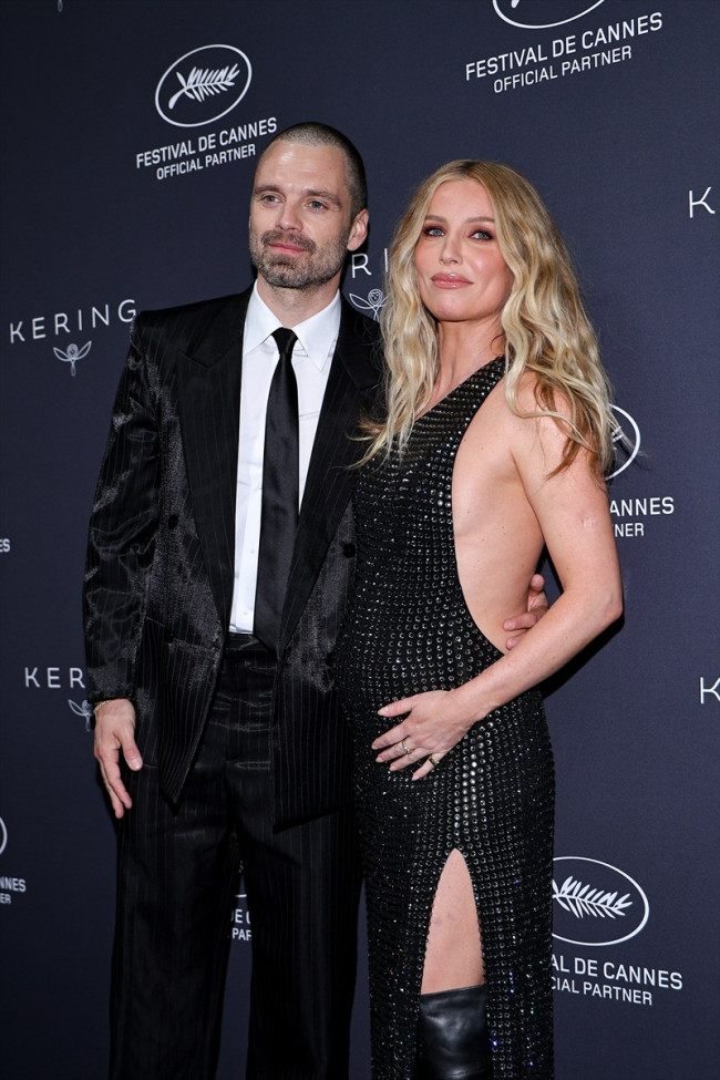 セバスチャン・スタンと第1子妊娠中の恋人アナベル・ウォーリス、「ウーマン・イン・モーション」ディナーにて