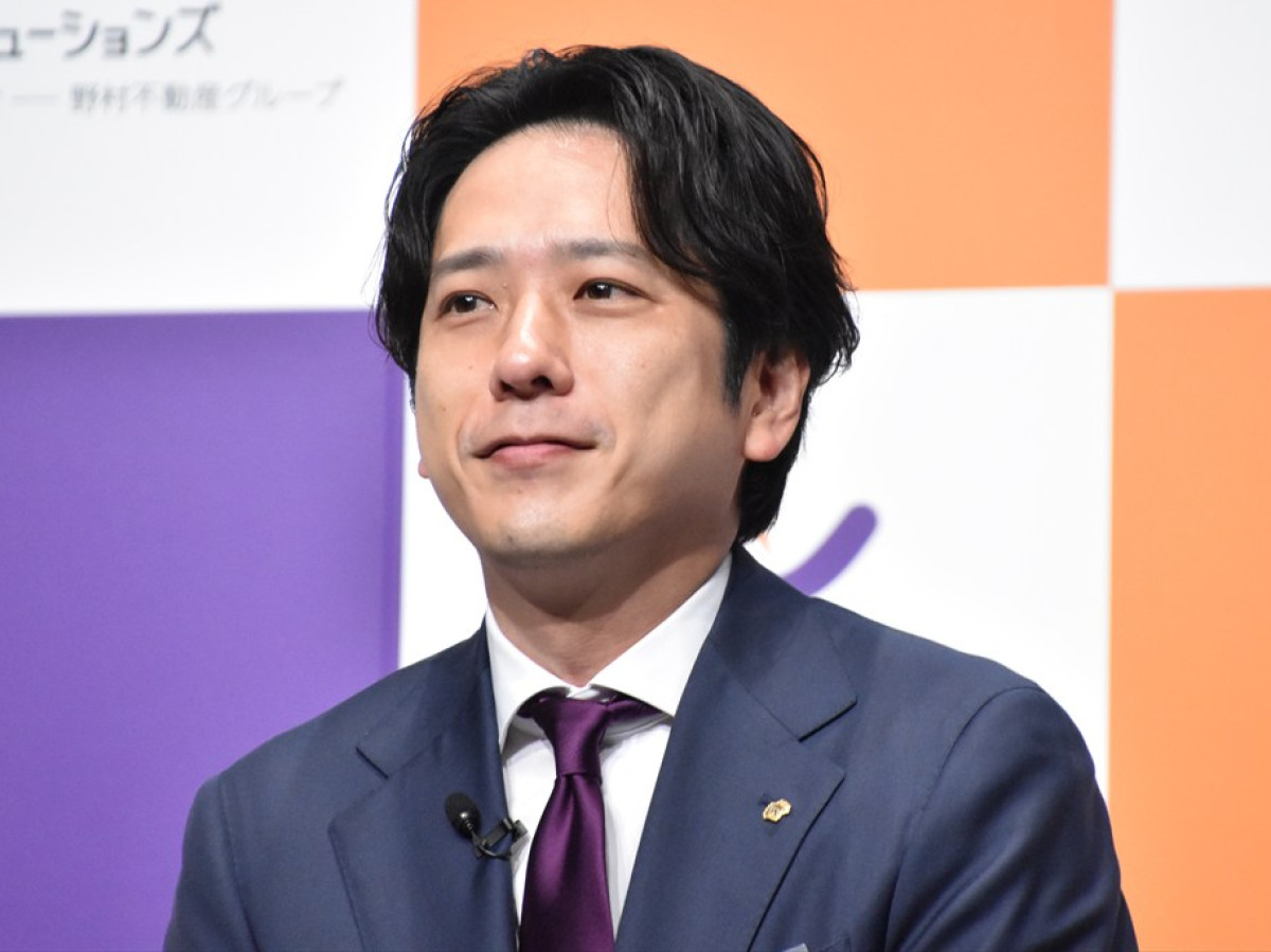 二宮和也、嵐の活動終了後初の公の場　「野村不動産ソリューションズ 新ブランド戦略＆新CM発表会」に出席