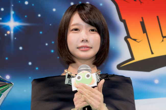 『新劇場版☆ケロロ軍曹 復活して速攻地球滅亡の危機であります！』完成披露試写会に出席したあの