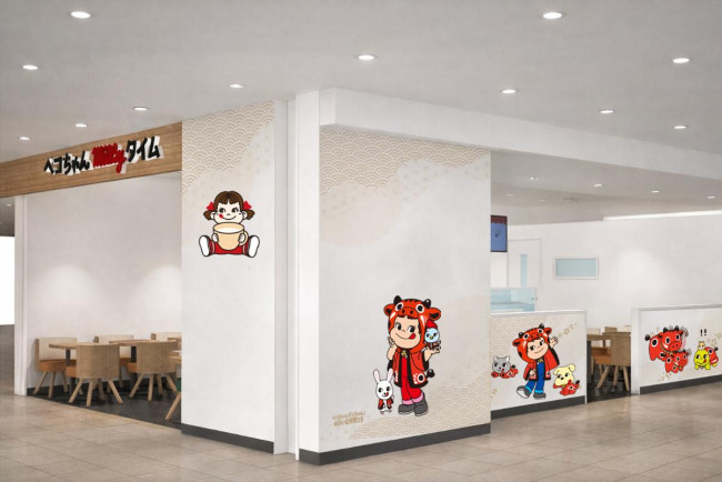 不二家の新カフェ「ペコちゃんmilkyタイム」が東北初出店！　記念福袋や店舗限定メニューを展開