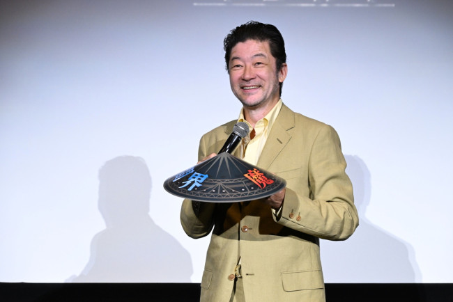映画『モータルコンバット／ネクストラウンド』初日舞台あいさつに登場した浅野忠信