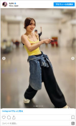 浜崎あゆみ、汗だくでツアーリハに挑む姿　※「浜崎あゆみ」Instagram