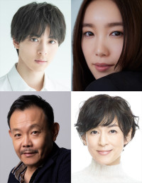 舞台『リラティブリー・スピーキング この人、わたしのお父さん』に出演する（上段左から）高杉真宙、飯豊まりえ、（下段左から）近藤芳正、鈴木保奈美