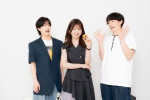 （左から）二宮礼夢、村山彩希、百名ヒロキ