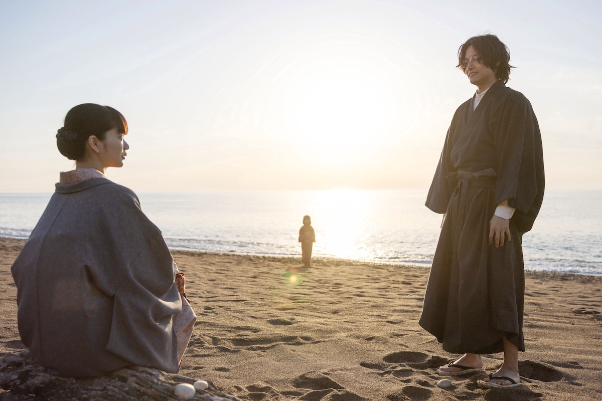 明日の『風、薫る』“りん”見上愛、“シマケン”佐野晶哉と再会　その場に“横沢”井上祐貴もやってくる