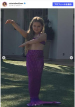 ベッカム家末っ子ハーパーが15歳に！　両親が思い出写真で祝福　※「ヴィクトリア・ベッカム」Instagram