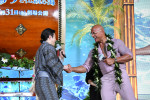 （左から）尾上松也、ドウェイン・ジョンソン