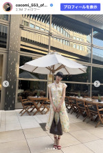 Cocomi、花柄ワンピースのオフショットを披露　※「Cocomi」Instagram