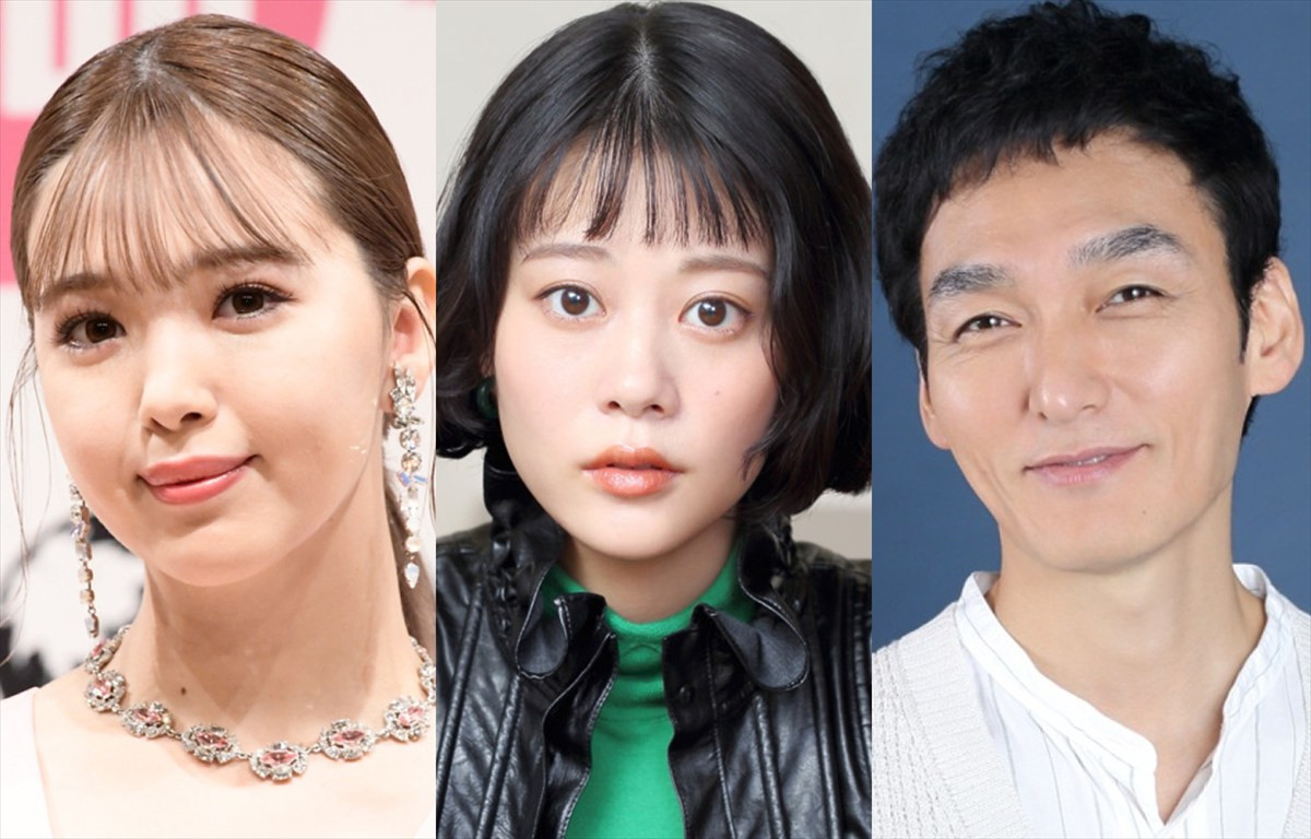 （左から）藤田ニコル、高畑充希、草なぎ剛