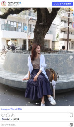 日本テレビ・郡司恭子アナ、さわやかな30代コーデ公開　※「郡司恭子」Instagram