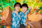 ドラマ『キスは捜査のあとで』のクランクアップを迎えた渡部秀＆齋藤璃佑