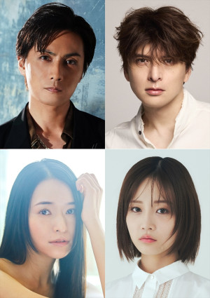 ミュージカル『ファントム』に出演する（上段火有から）加藤和樹、城田優、（下段左から）小南満佑子、飯田栞月