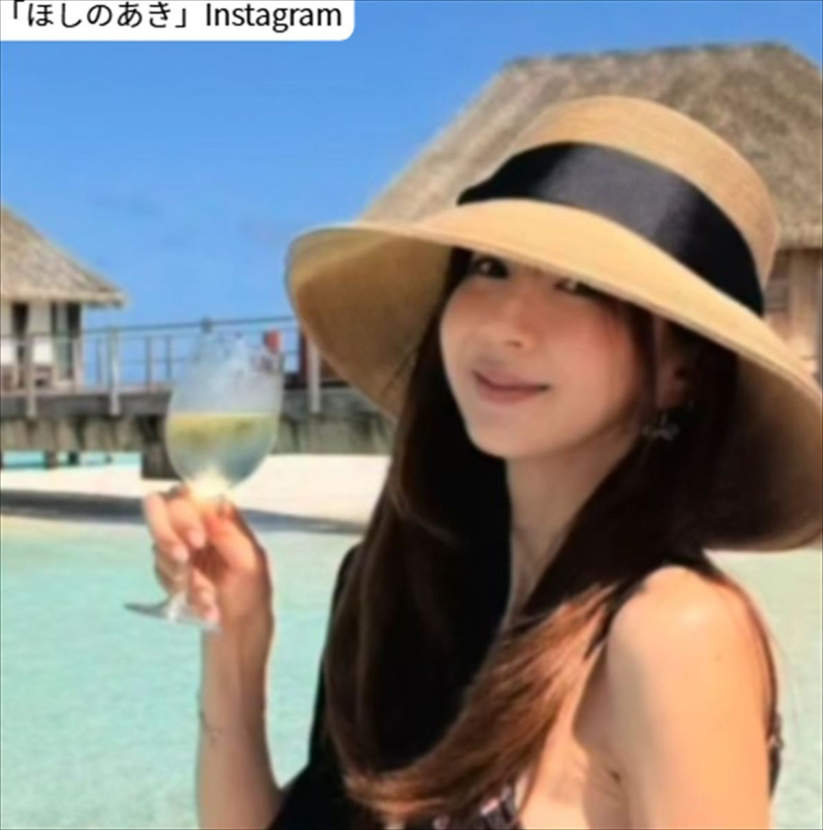 ほしのあき、ソロショット　※「ほしのあき」Instagram