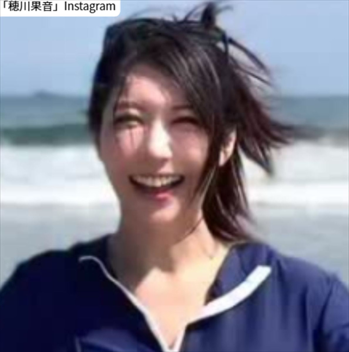 穂川果音、ソロショット　※「穂川果音」Instagram