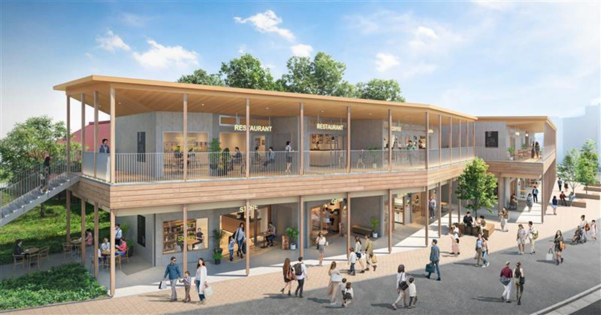 横浜“新綱島MICCA”が10.28開業! 歴史的建造物を活用しベーカリービストロなど計21店舗を展開